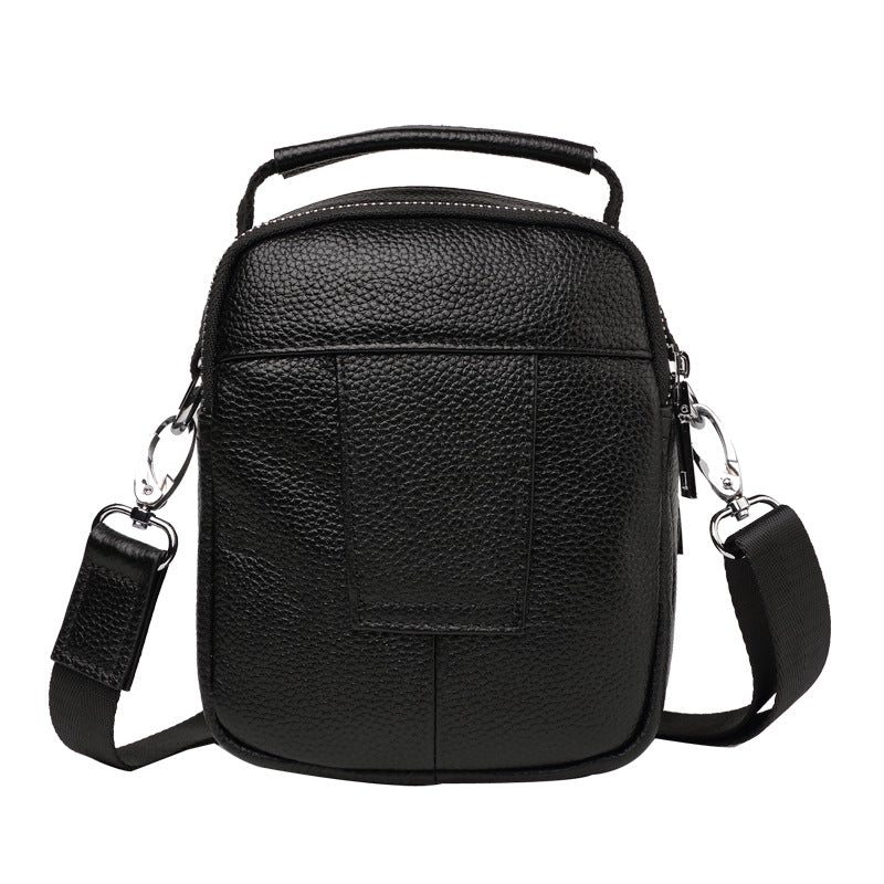 Men's Mini Genuine Leather Fashion Cowhide Daily Men's Shoulder Bags
