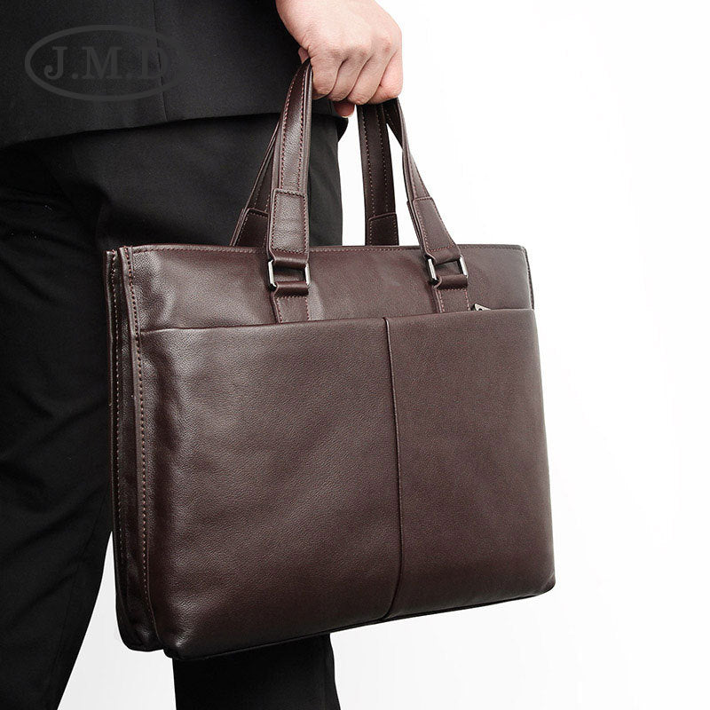 Men's Strict Selection Of Leather Elegant Lawyer Commuter First Men's Briefcases