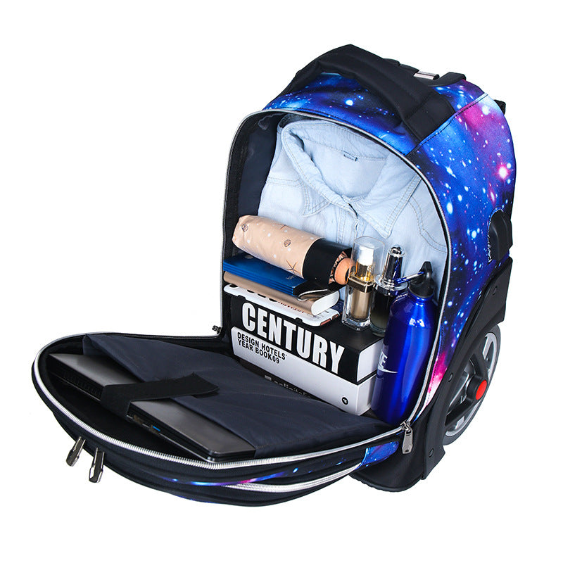 Korean Style Flow Printed Large Capacity Travel Bags