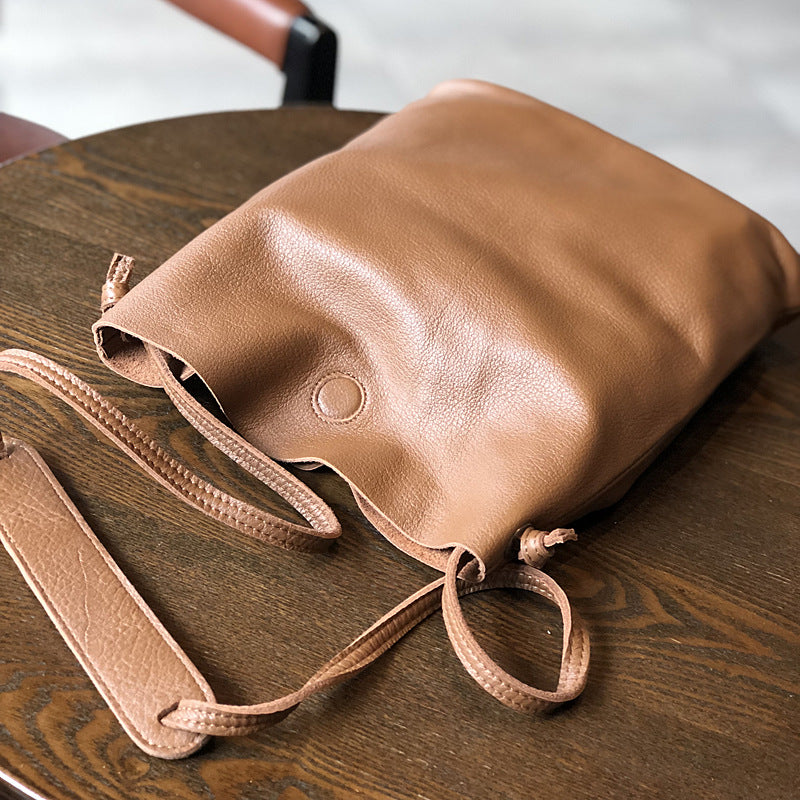 Women's Capacity First Layer Cowhide Soft Leather Crossbody Bags