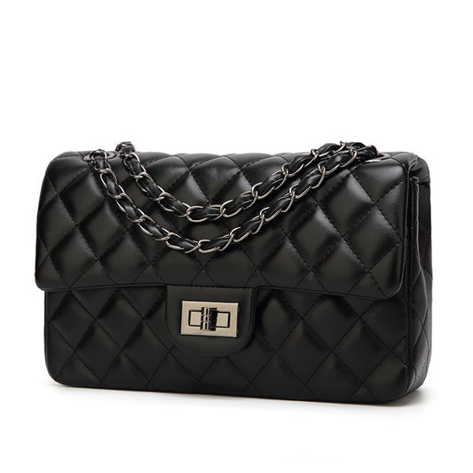 Women's Soft Surface Rhombus Chain Classic Hot Shoulder Bags