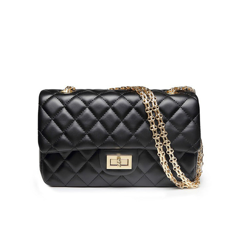 Women's Soft Surface Rhombus Chain Classic Hot Shoulder Bags