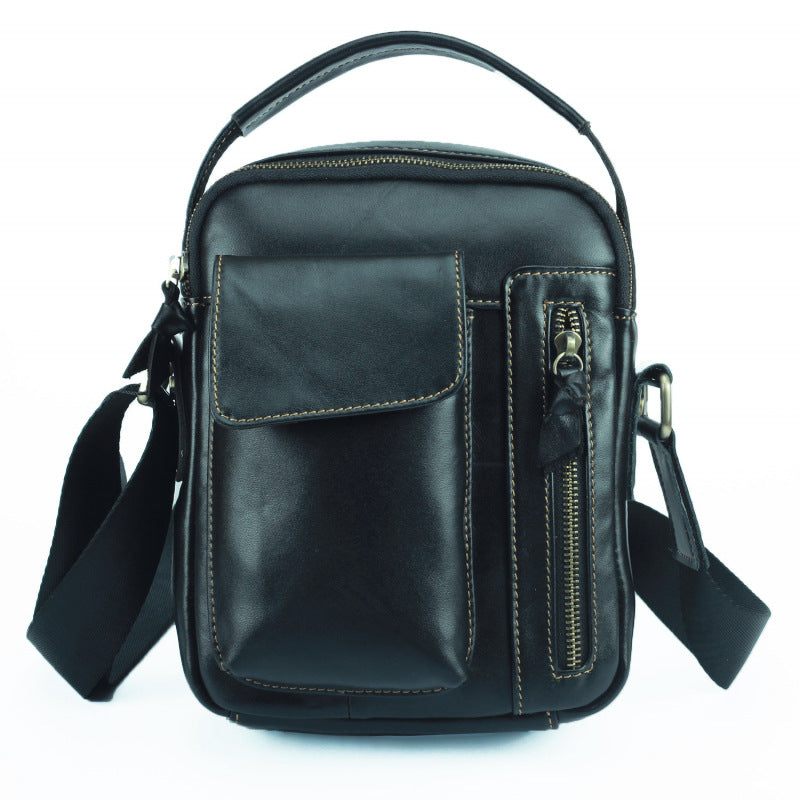 Men's Shi Retro First Layer Cowhide Genuine Men's Shoulder Bags