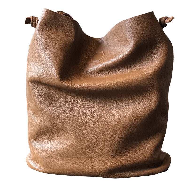 Women's Capacity First Layer Cowhide Soft Leather Crossbody Bags
