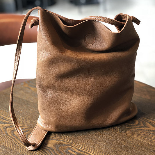 Women's Capacity First Layer Cowhide Soft Leather Crossbody Bags