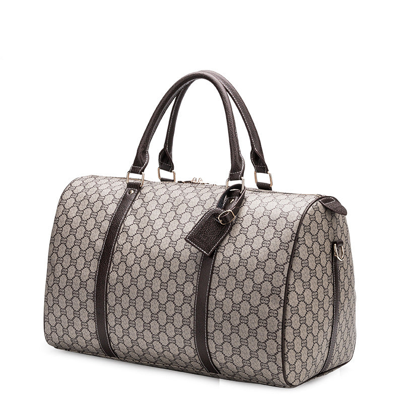 Men's Printed Portable Short Distance Large Capacity Boarding Travel Bags