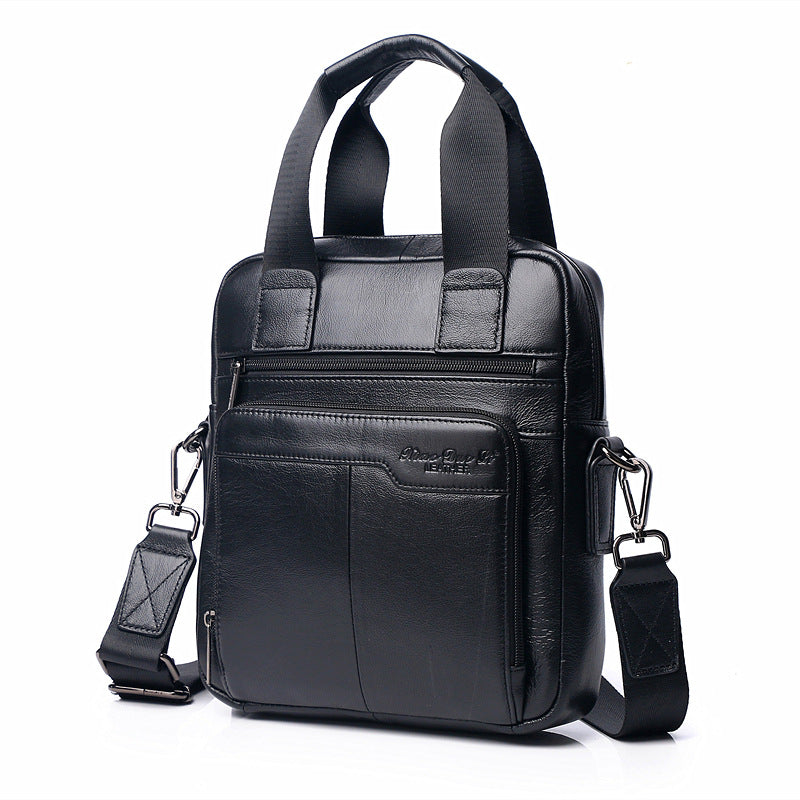 Men's Business Large Capacity Genuine Leather Men's Messenger Bags