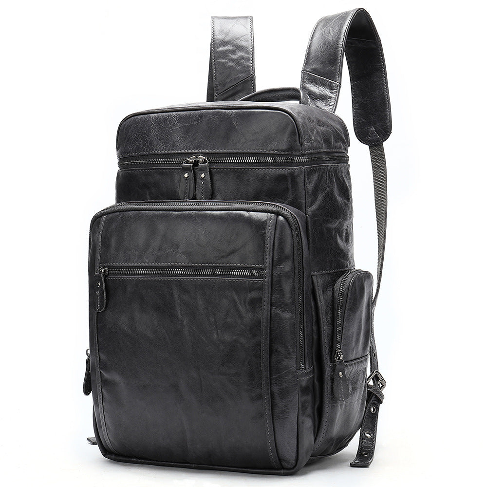 Men's Cowhide Dermal Leather Large Capacity For Bags