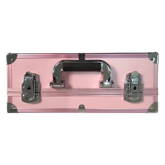 Portable With Light Aluminum Alloy Partition Cosmetic Cases