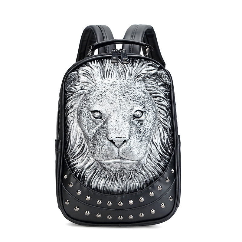 Lion Surface Large Capacity Fashion Leisure Backpacks