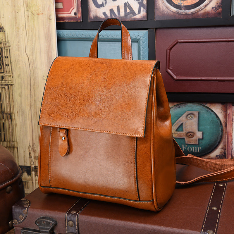 Women's Cool Leather Fashion Large Capacity Shoulder Bags