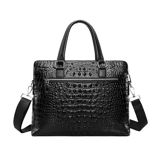 Men's Leather First Layer Cowhide Business Computer Men's Briefcases