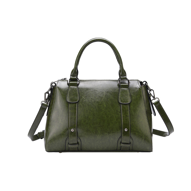 Women's Genuine Leather Korean Style Creative Large Shoulder Bags