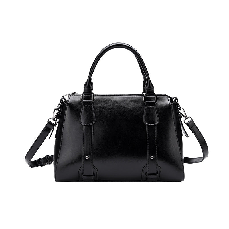 Women's Genuine Leather Korean Style Creative Large Shoulder Bags