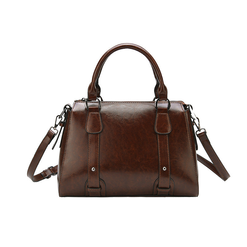 Women's Genuine Leather Korean Style Creative Large Shoulder Bags