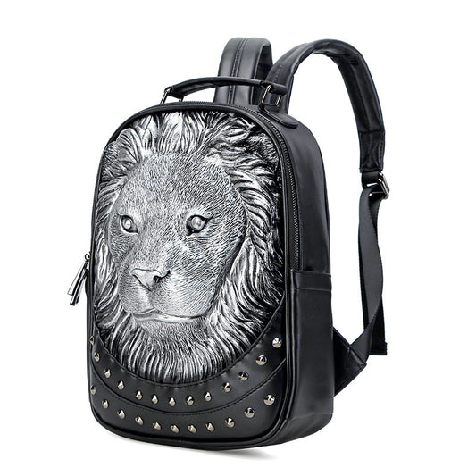 Lion Surface Large Capacity Fashion Leisure Backpacks