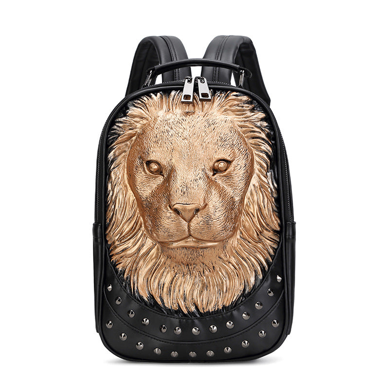 Lion Surface Large Capacity Fashion Leisure Backpacks