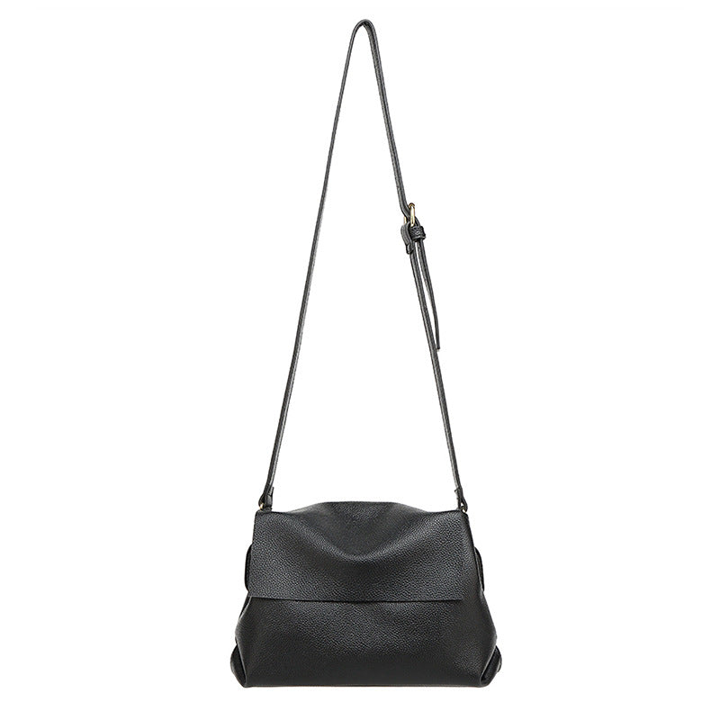 Women's Genuine Leather Fashion Soft Cowhide Simple Crossbody Bags