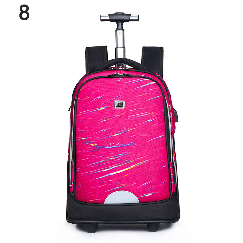 Korean Style Flow Printed Large Capacity Travel Bags