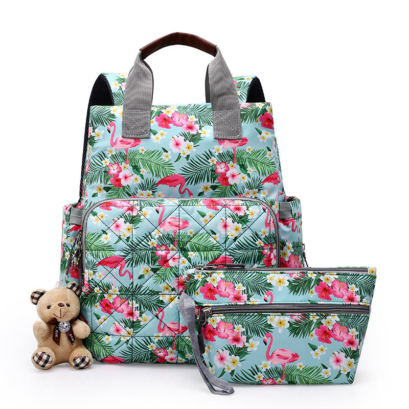 Mummy Feeding Bottle Printing Waterproof Large Bags