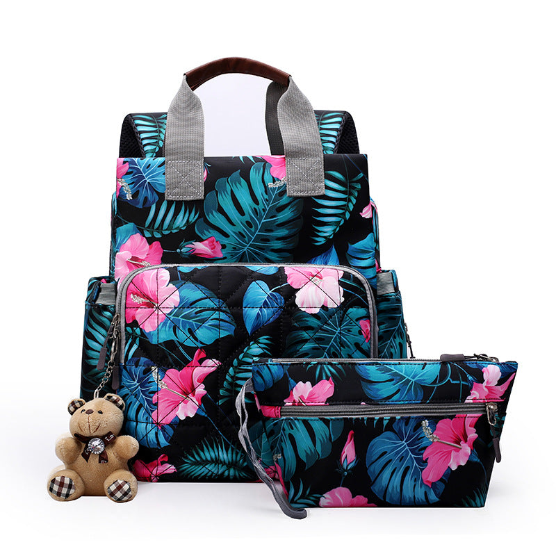 Mummy Feeding Bottle Printing Waterproof Large Bags