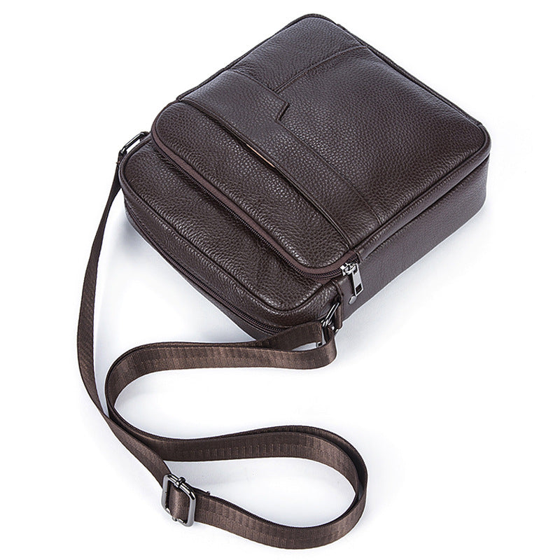 Men's Leather First Layer Cowhide Retro Men's Messenger Bags