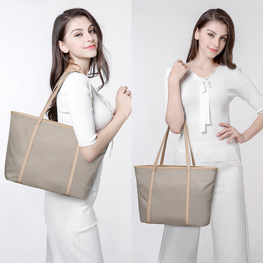 Female Fashion Large Portable Capacity Nylon Bags