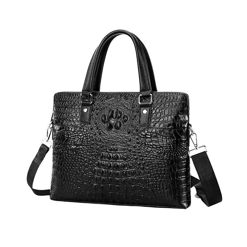 Men's Leather First Layer Cowhide Business Computer Men's Briefcases