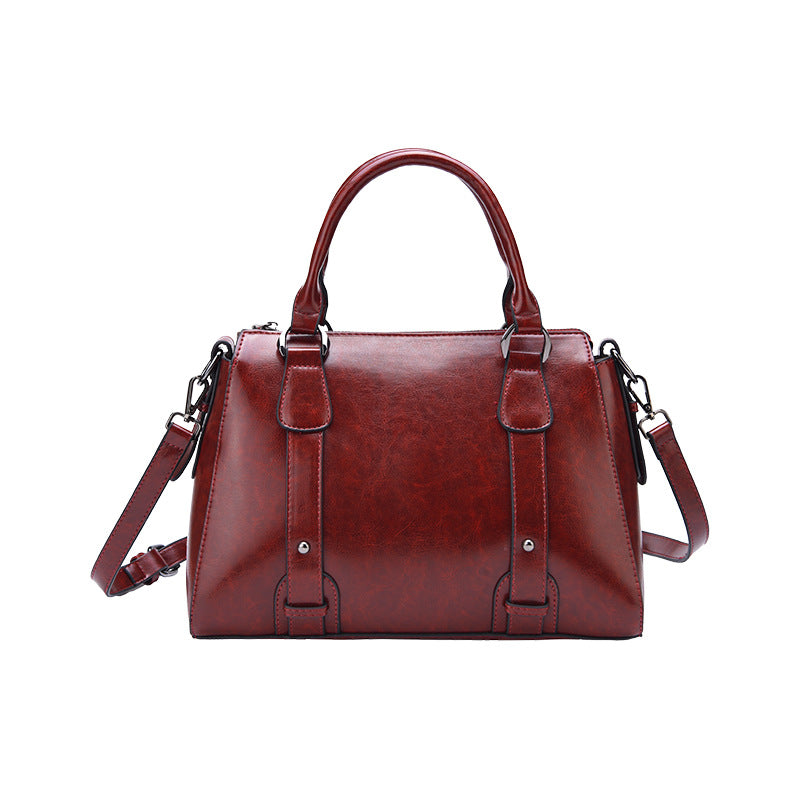 Women's Genuine Leather Korean Style Creative Large Shoulder Bags