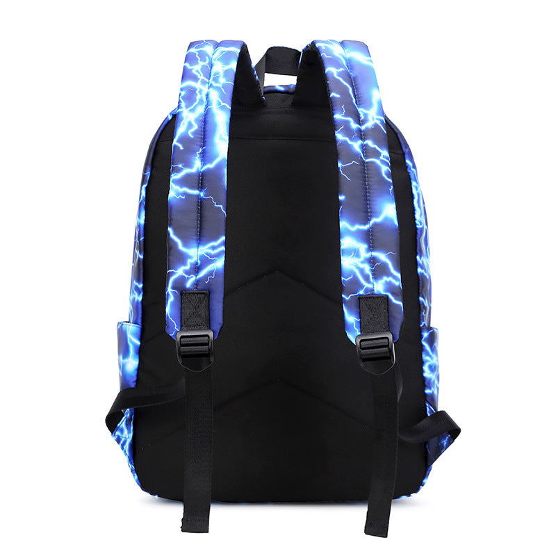Three-piece Set Unisex Korean Style Printed Starry Elementary School Students' Schoolbags