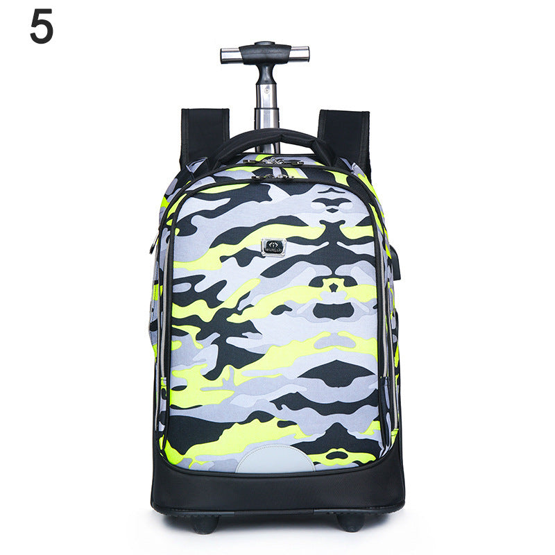 Korean Style Flow Printed Large Capacity Travel Bags
