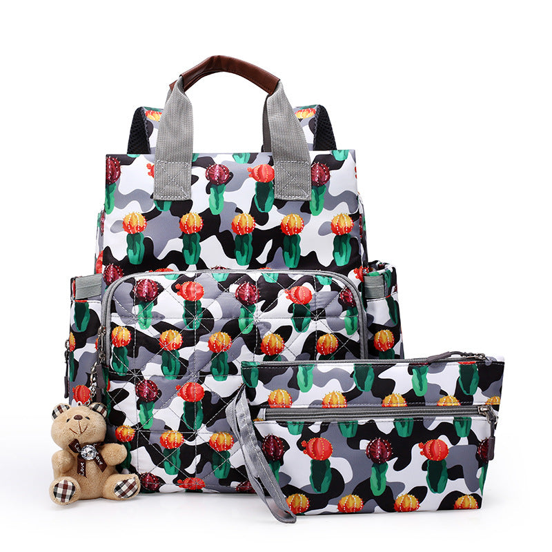 Mummy Feeding Bottle Printing Waterproof Large Bags