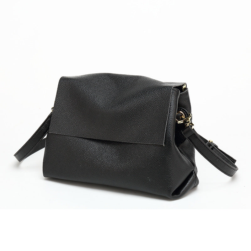 Women's Genuine Leather Fashion Soft Cowhide Simple Crossbody Bags
