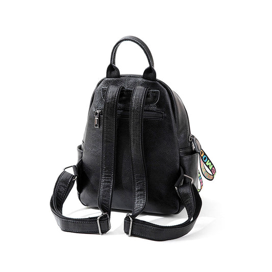 Women's Korean Trendy Fashion Soft Leather Backpacks