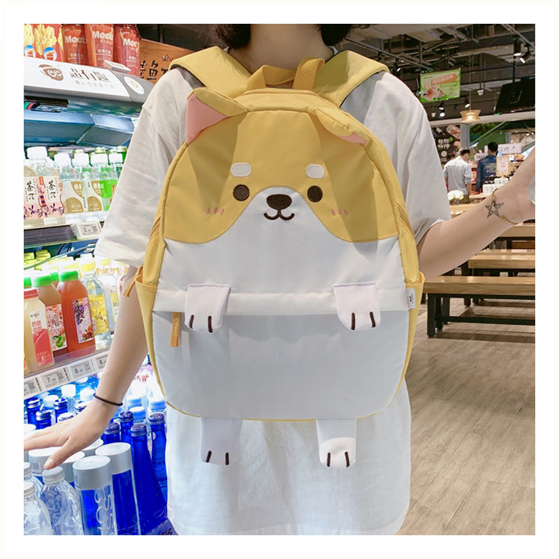 Durable Cat Fan Husky Cute Cartoon Bags