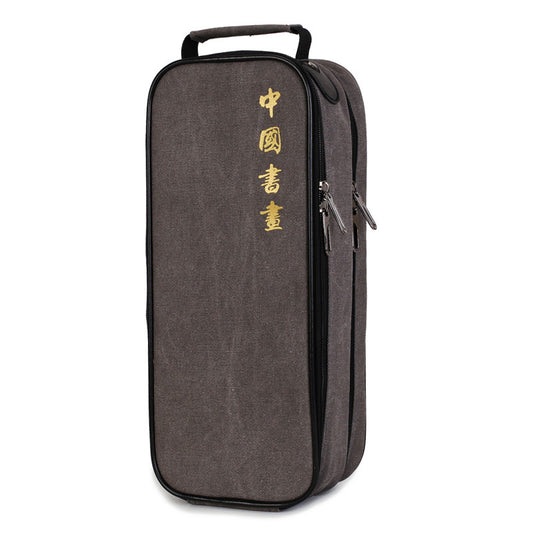 Canvas Writing Brush Painting Calligraphy Ink Elementary School Students' Schoolbags