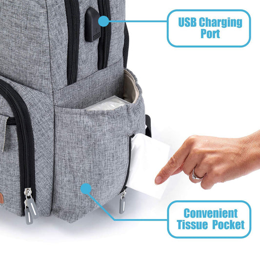 Slouchy Elegant Large Capacity Mummy Dad's Backpacks