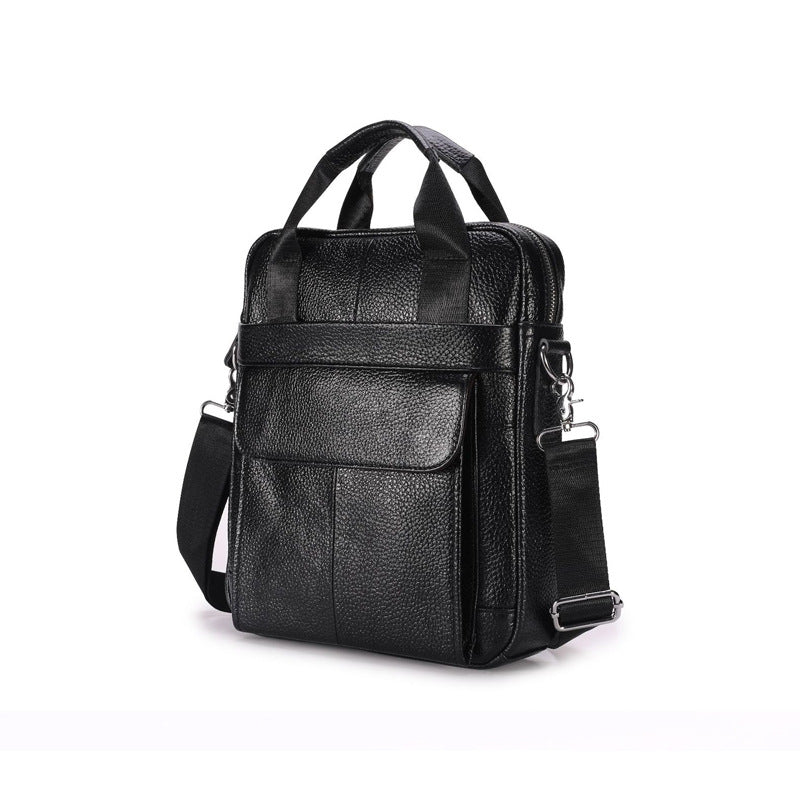 Men's Versatile Stylish Trendy Business Leather Men's Handbags
