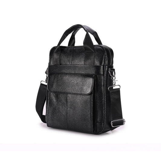 Men's Versatile Stylish Trendy Business Leather Men's Handbags