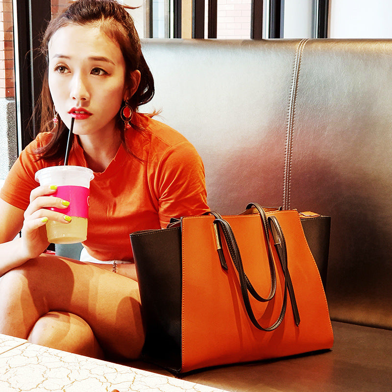 Comfortable Fashion Simple Son Mother Portable Shoulder Bags