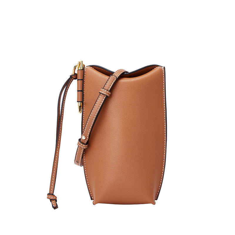 Leather One Female Niche High-grade Versatile Shoulder Bags