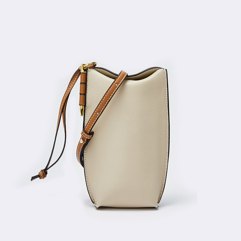 Leather One Female Niche High-grade Versatile Shoulder Bags