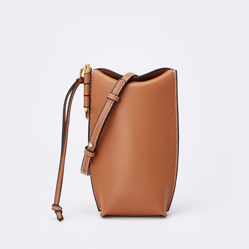 Leather One Female Niche High-grade Versatile Shoulder Bags