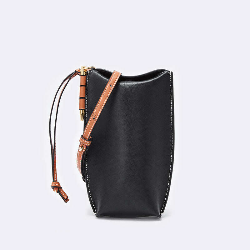 Leather One Female Niche High-grade Versatile Shoulder Bags