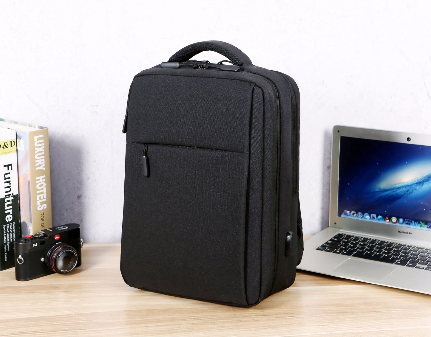 Men's Business Commute Charging Inch Computer Large Backpacks