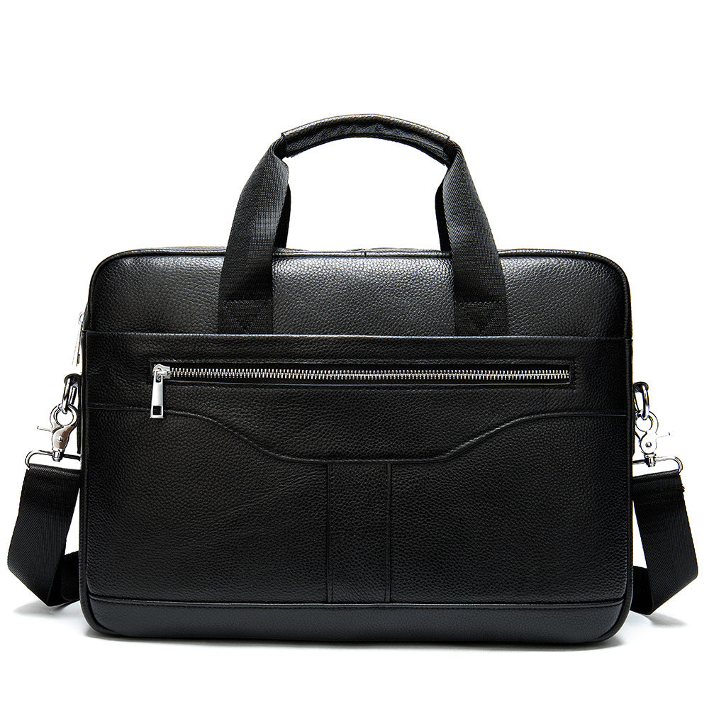 Men's Leather Business Retro First Layer Cowhide Men's Briefcases