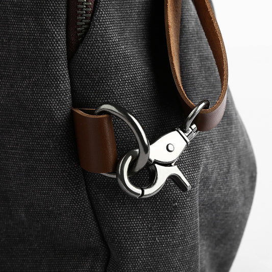 Men's Fashion Street Trend Canvas Large Capacity Men's Chest Bags