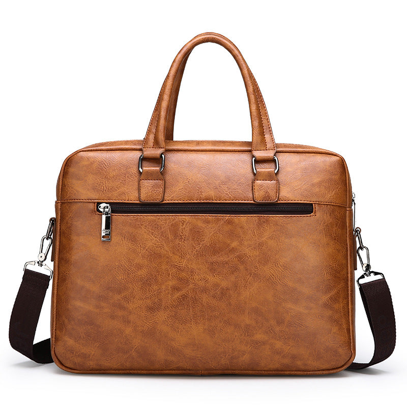 Men's Versatile Business Horizontal Thickened Fashion Men's Briefcases