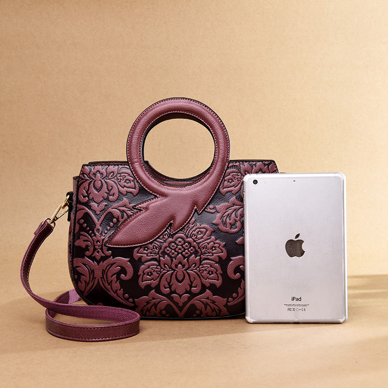 Women's Chinese Style Retro Flower Fashion Handbags