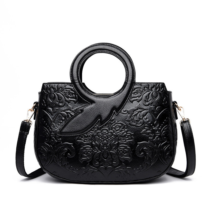 Women's Chinese Style Retro Flower Fashion Handbags